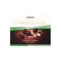Шоколадови бонбони Рошен Комплимент крем лешник 120гр 10 бр/каш