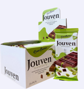 Шоколад Jouven Шам фъстък 50 гр 24 бр/кутия