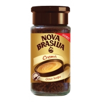 Кафе Нова Бразилия разтворимо крема 90 гр.12 бр/стек