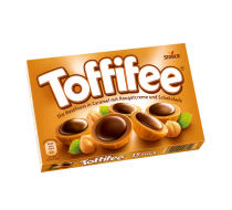 Шоколадови бонбони Тофифи бял шоколад 125 гр 6 бр/кут
