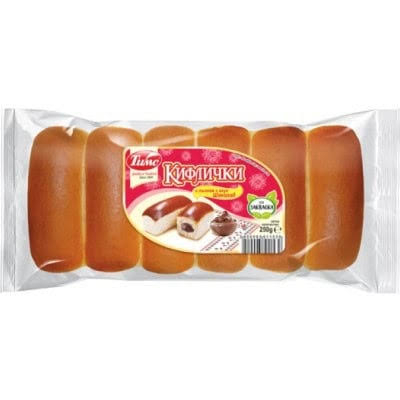Промо Тимс кифлички с шоколад 250 гр. 15бр./каш