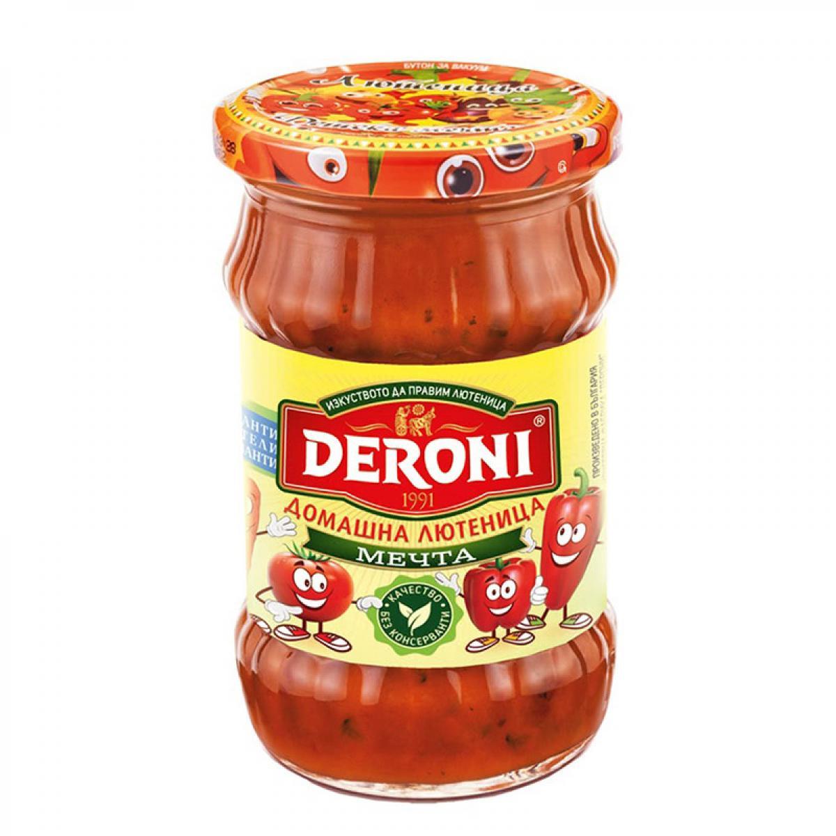 Deroni Lutenitsa Mechta finely ground homemade 260g 6pcs/pack