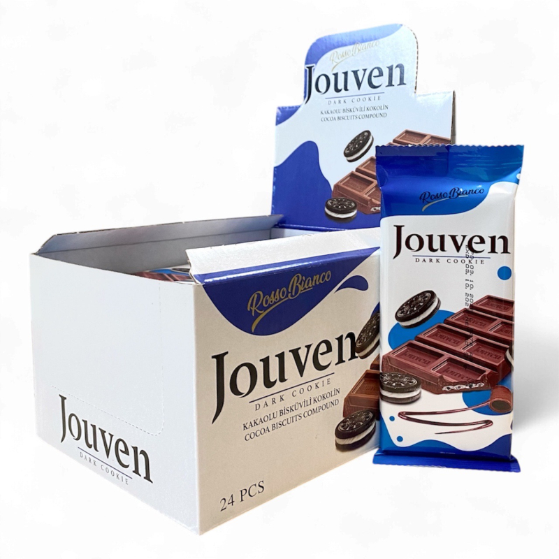 Шоколад Jouven Бисквита 50 гр 24 бр/кутия