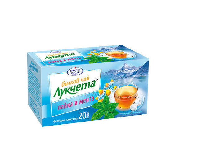 Промо Чай Лукчета Лайка и мента 12 бр./каш