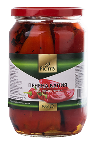 Фиоре Печена капия без оцет 680 гр 12 бр./ст.