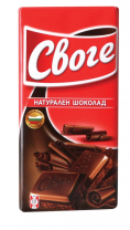 Шоколад Своге Натурален 80 гр. 25 бр./кутия