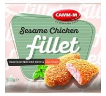 Sami-M Breaded chicken bon fillet 1 kg 12 pcs.