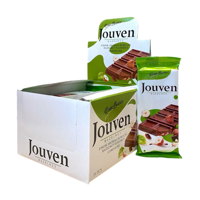Шоколад Jouven Лешник 50 гр 24 бр/кутия