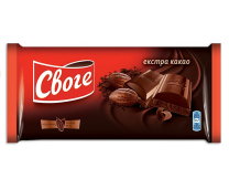 Шоколад Своге Екстра какао 65 процента 80 гр. 25 бр/кутия