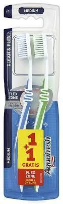 Зубные щетки Aquafresh Duo Clean & Flex