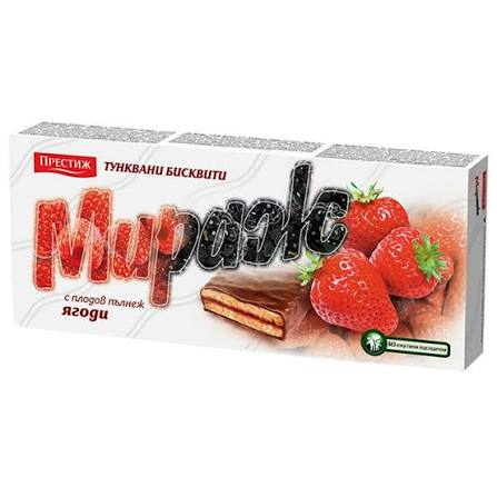 Промо Бисквити Мираж ягода 32бр/каш.