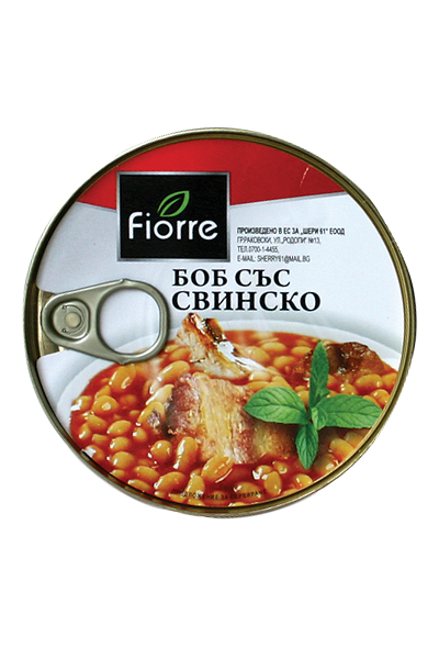 Фиоре Боб със свинско 300 гр 6 бр./ст.
