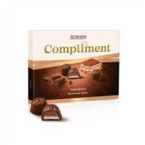 Шоколадови бонбони Рошен Комплимент Тирамису 120гр. 10 бр./каш